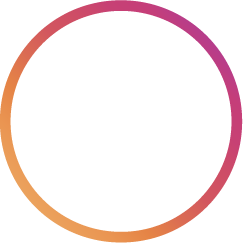 Instagram gradient circle